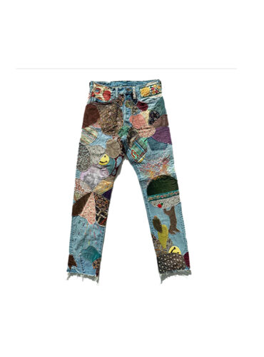 Distressed Jeans for the blue jeans