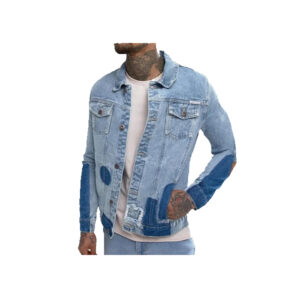Patch jeans jacket